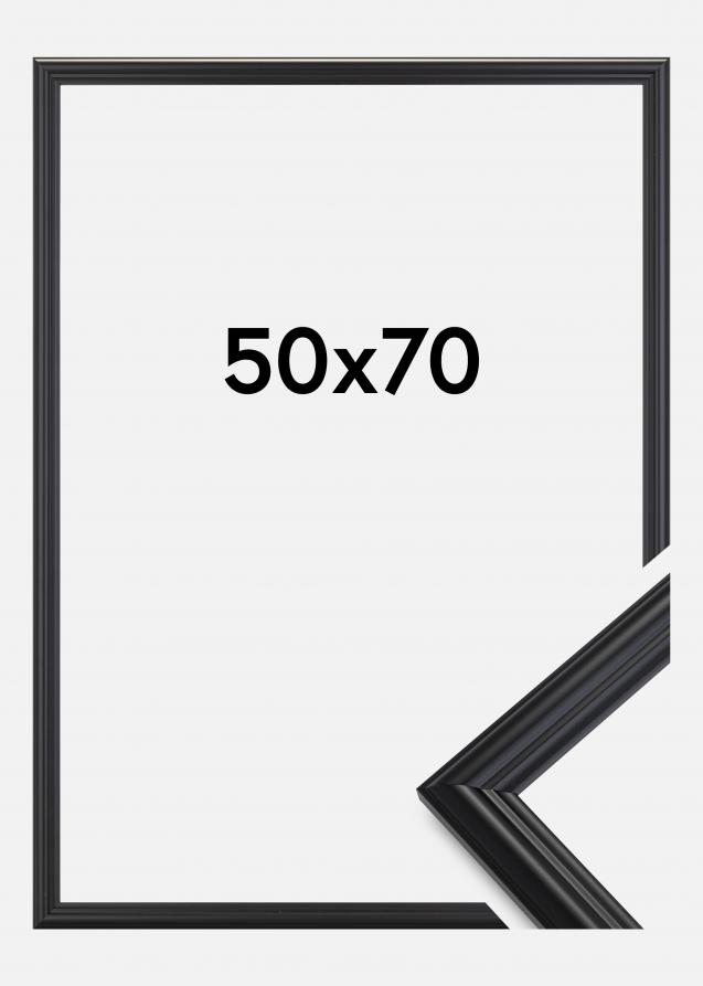 Cornice Siljan Vetro acrilico Nero 50x70 cm
