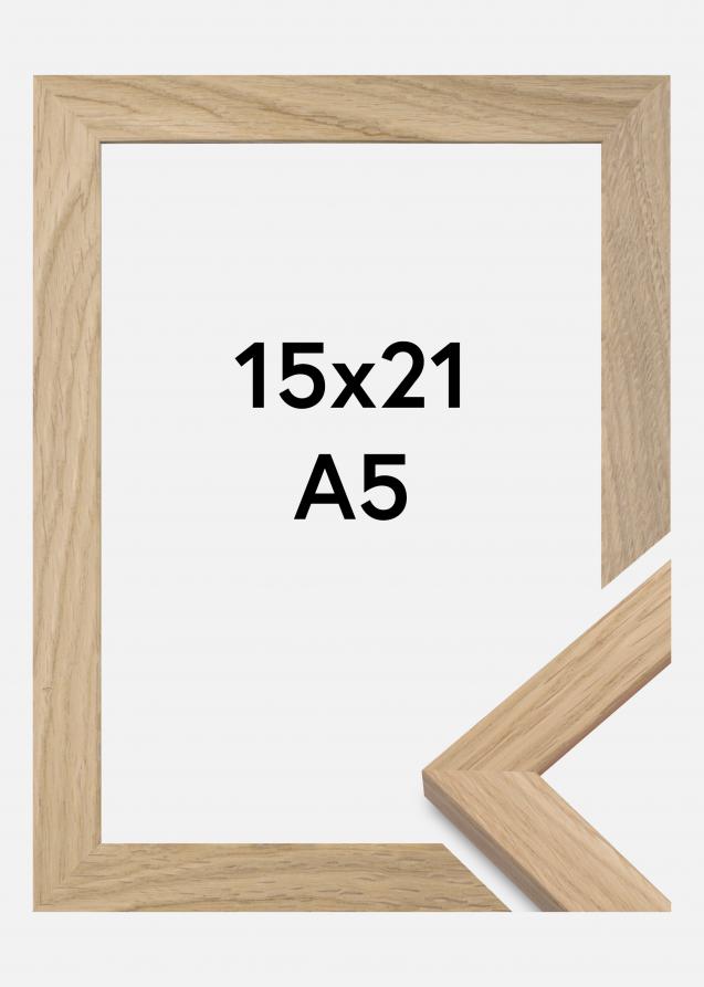Cornice Oak Wood Vetro acrilico 15x21 cm (A5)