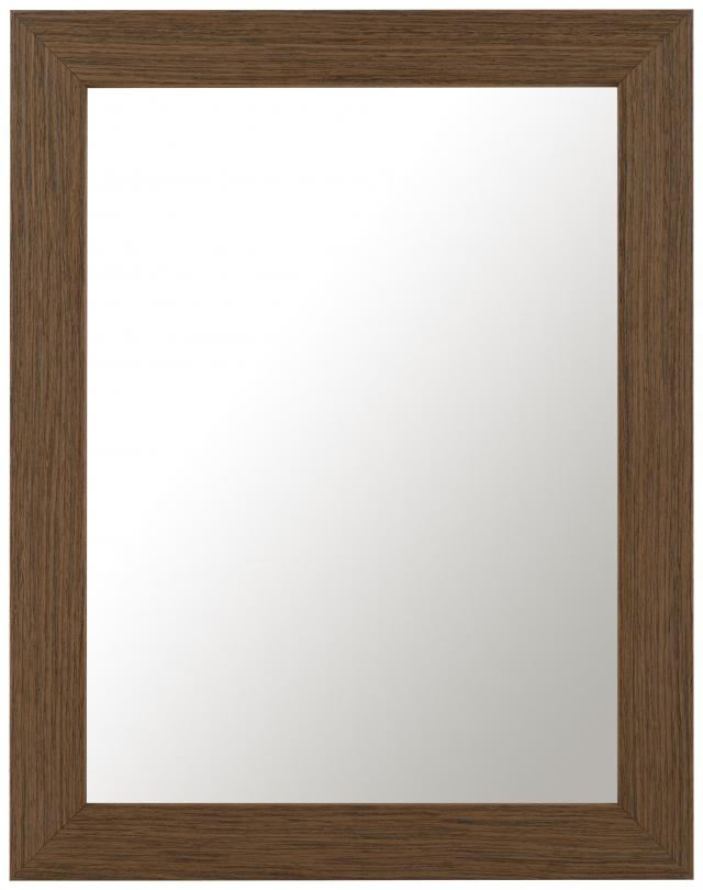 Specchio Moviken Noce chiaro - Misure personalizzate