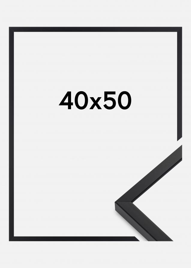 Cornice E-Line Vetro acrilico Nero 40x50 cm