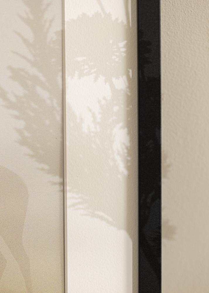 Cornice Trendy Nero 40x50 cm - Passe-partout Bianco 29,7x42 cm (A3)