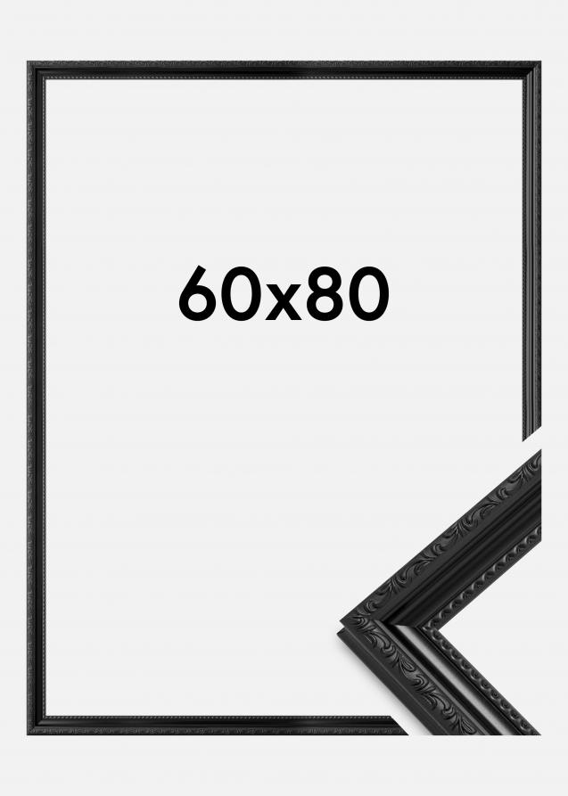 Cornice Abisko Vetro acrilico Nero 60x80 cm