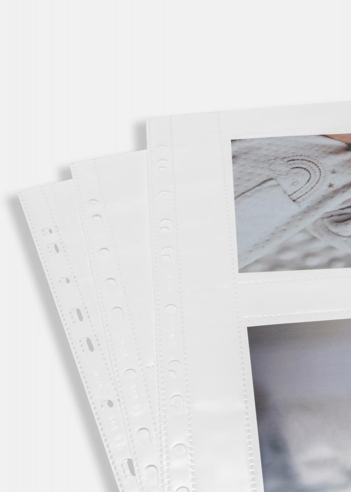 Herma Fogli portafoto 10x15 cm orizzontale - 10-pezzi Bianco