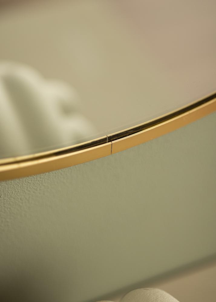 Rund Specchio Modern Oro 50 cm 
