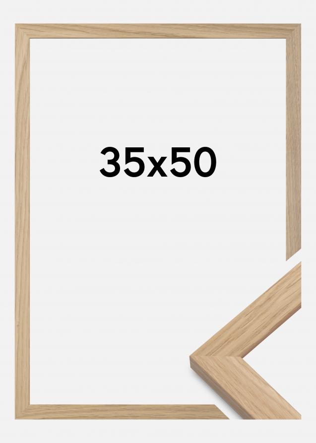 Cornice Oak Wood Vetro acrilico 35x50 cm