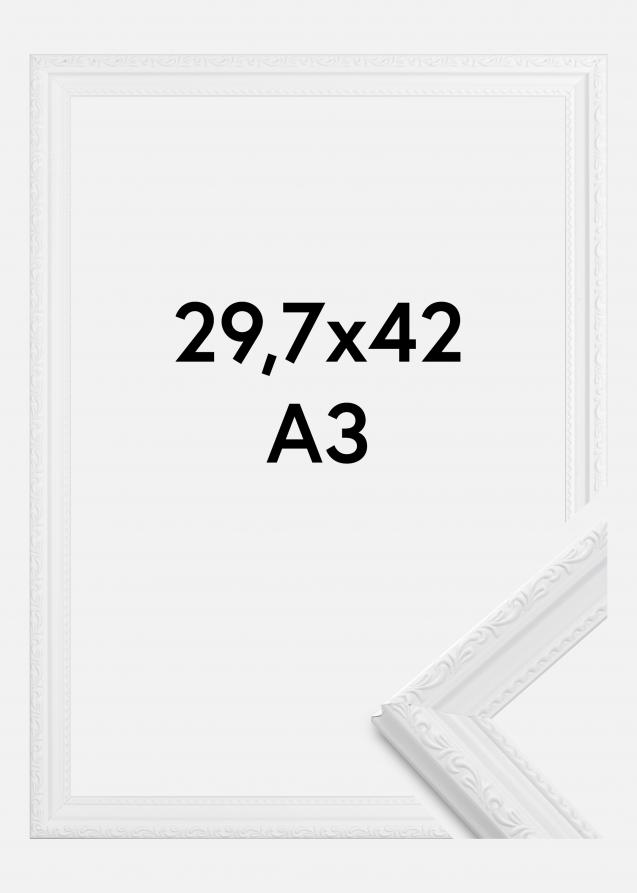 Cornice Abisko Vetro acrilico Bianco 29,7x42 cm (A3)