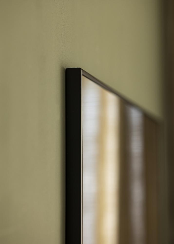 Specchio Minimal Black 70x70 cm