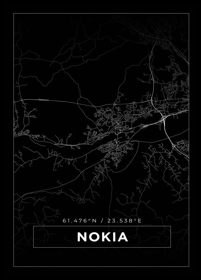 Mappa - Nokia - Poster nero