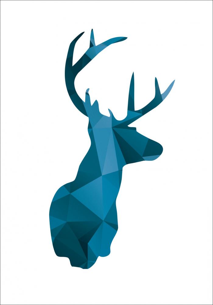 Deer - Blu Poster