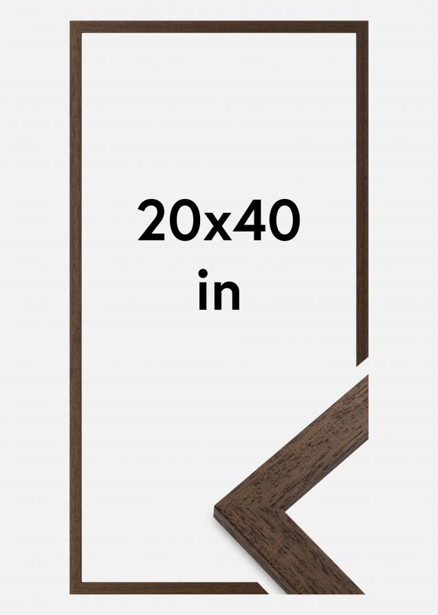 Cornice Brown Wood Vetro acrilico 20x40 inches (50,8x101,6 cm)