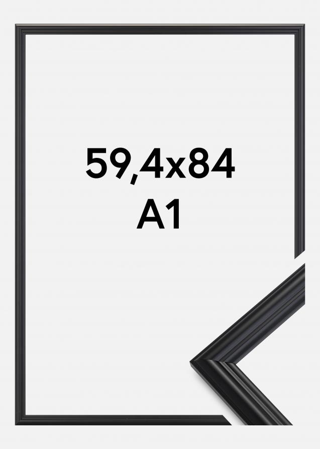 Cornice Siljan Vetro acrilico Nero 59,4x84 cm (A1)