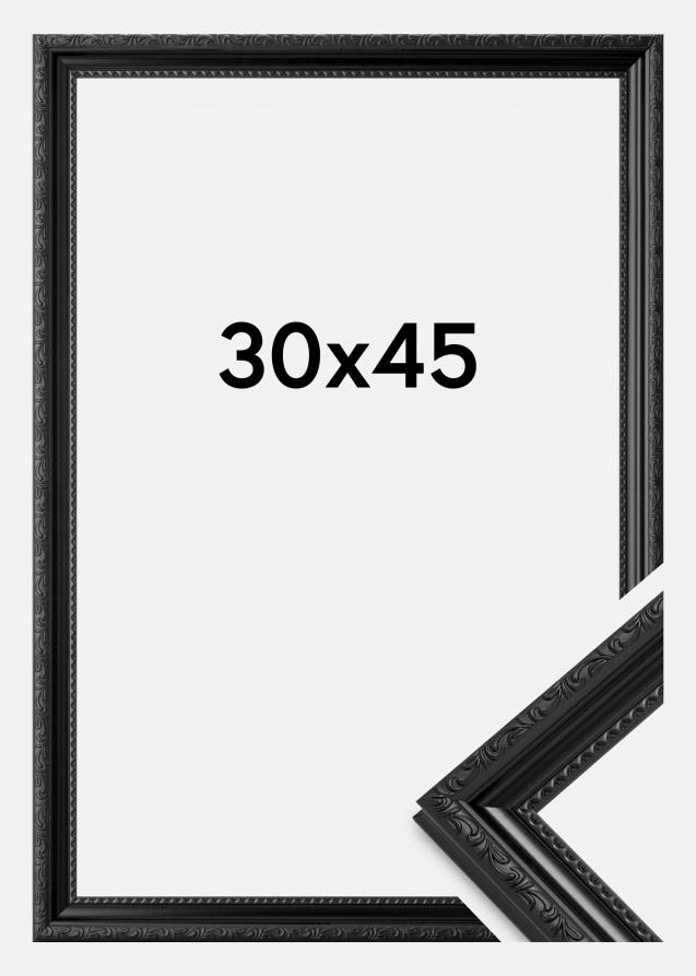 Cornice Abisko Vetro acrilico Nero 30x45 cm