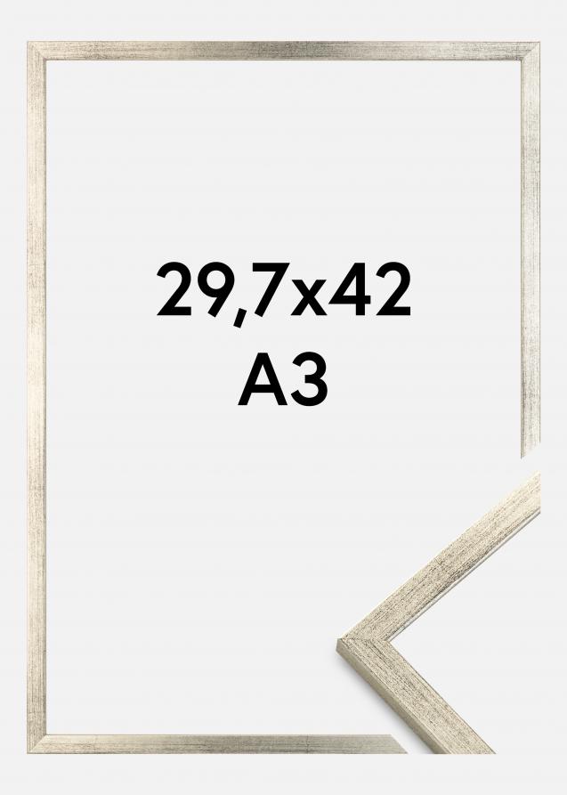 Cornice Galant Vetro acrilico Argento 29,7x42 cm (A3)