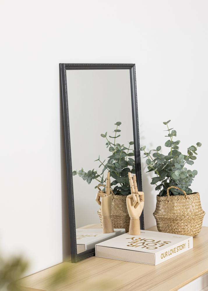 Specchio Abisko Nero 50x70 cm