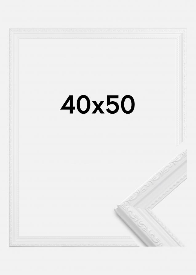 Cornice Abisko Vetro acrilico Bianco 40x50 cm