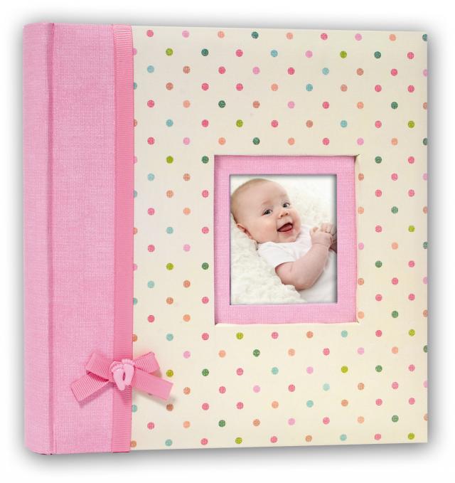 Kara Album per bebè Rosa - 200 Immagini in formato 11x15 cm