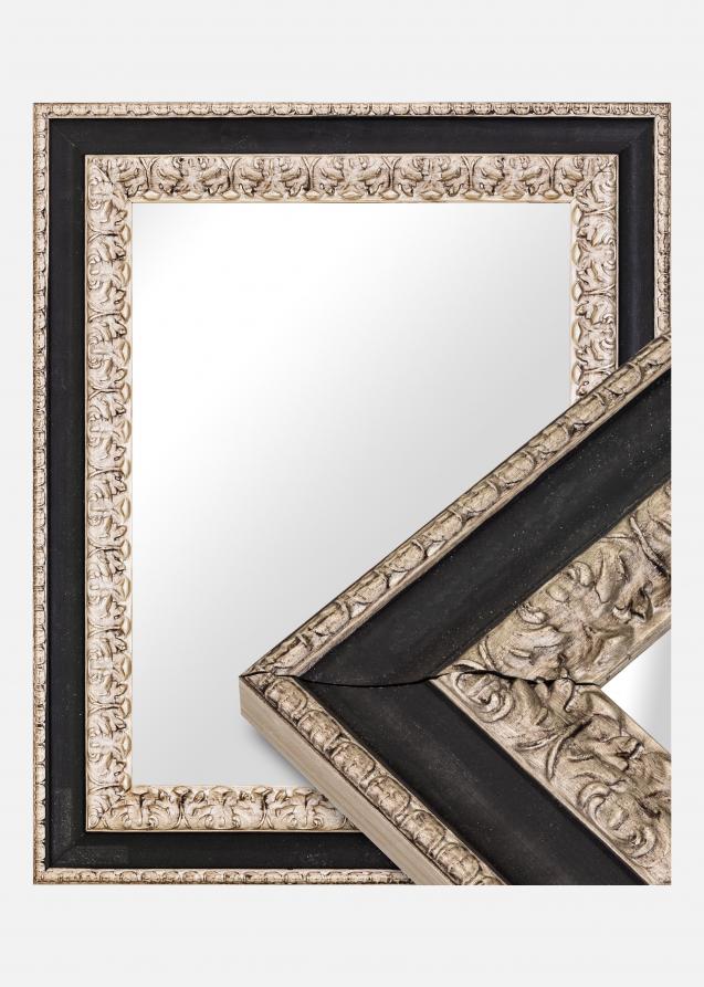 Specchio Drottningholm Argento - Misure personalizzate