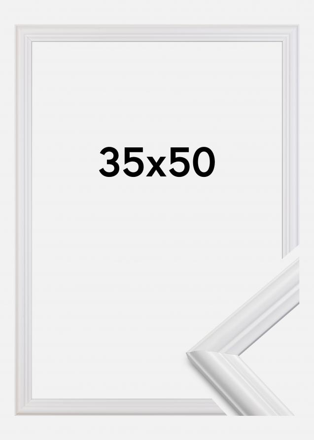 Cornice Siljan Vetro acrilico Bianco 35x50 cm