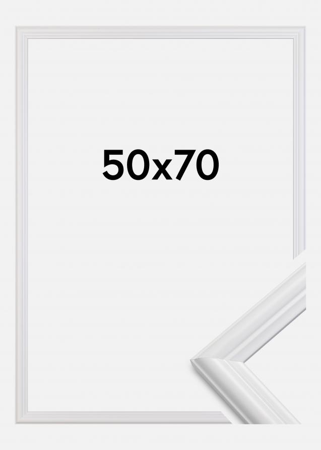 Cornice Siljan Vetro acrilico Bianco 50x70 cm