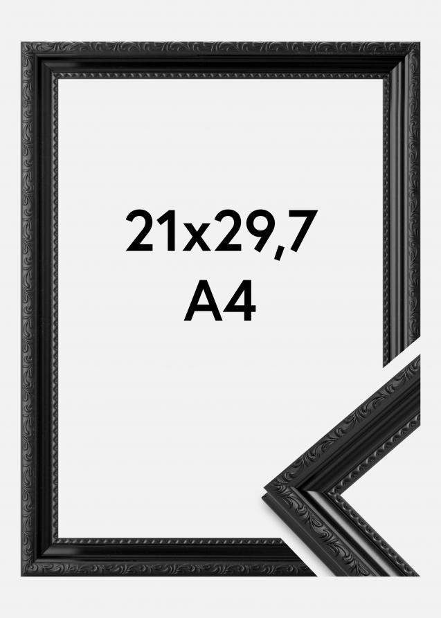 Cornice Abisko Vetro acrilico Nero 21x29,7 cm (A4)