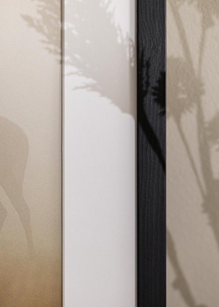 Cornice Stilren Nero 35x50 cm - Passe-partout Bianco 11x17 inches