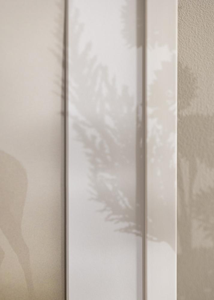 Cornice Stilren Bianco 40x60 cm - Passe-partout Bianco 25x50 cm