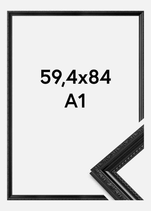 Cornice Abisko Vetro acrilico Nero 59,4x84 cm (A1)