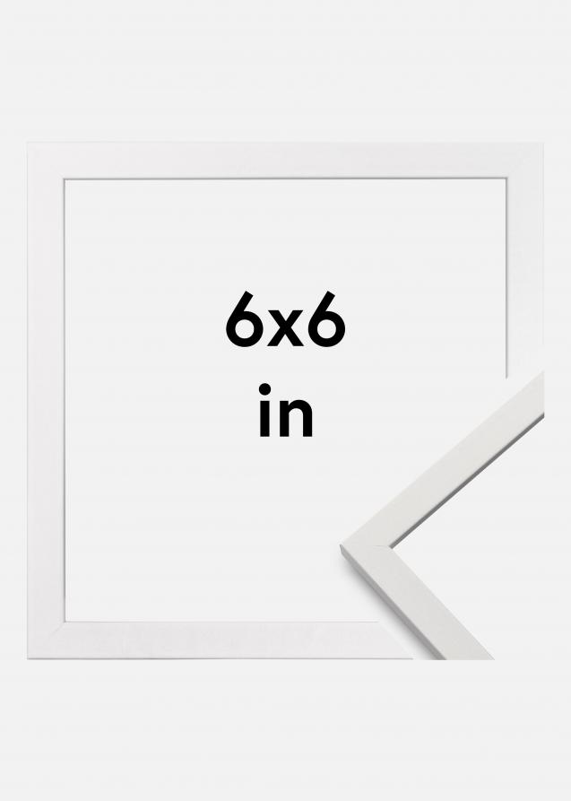 Cornice Edsbyn Vetro acrilico Bianco 6x6 inches (15,24x15,24 cm)