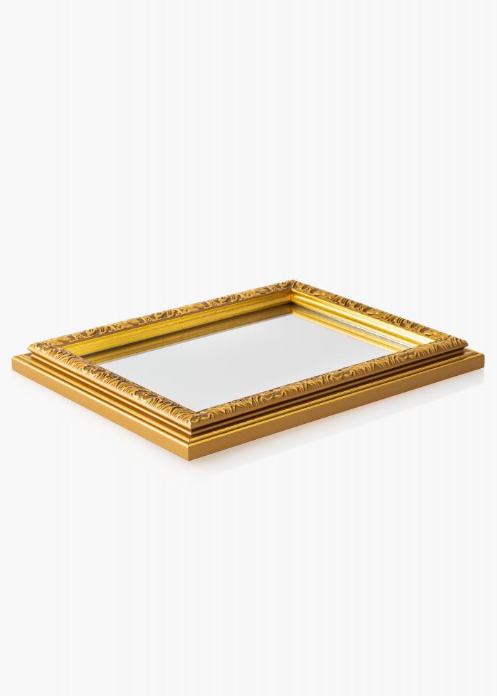 Specchio Nostalgia Oro 15x20 cm