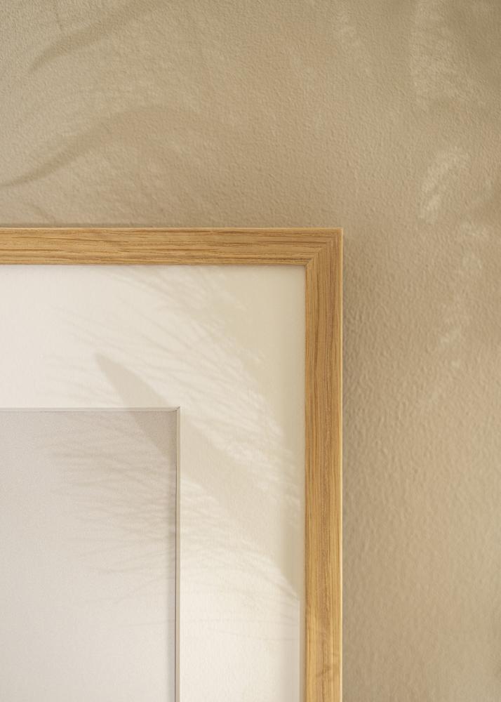 Cornice Soul Oak Veneer 30x40 cm - Passe-partout Bianco 21x29,7 cm (A4)