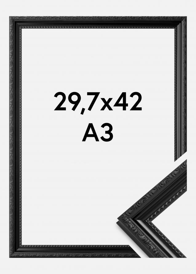 Cornice Abisko Vetro acrilico Nero 29,7x42 cm (A3)