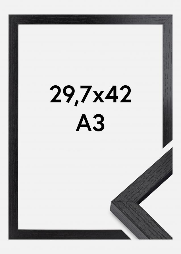 BGA Cornice profonda Vetro acrilico Nero 29,7x42 cm (A3)