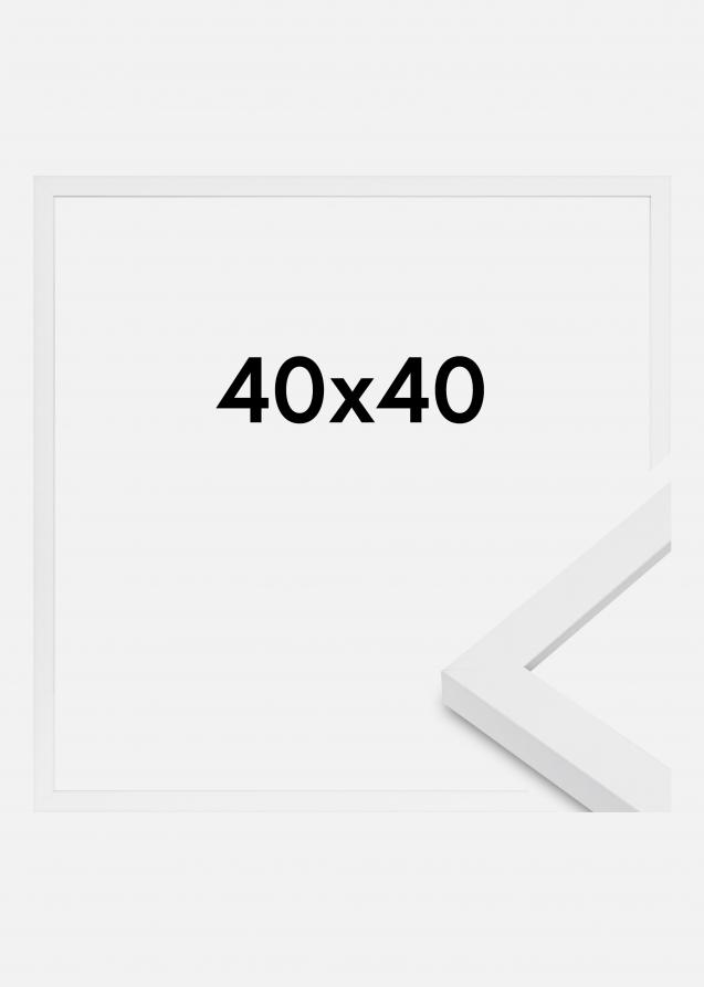 Cornice Modern Vetro acrilico Bianco 40x40 cm