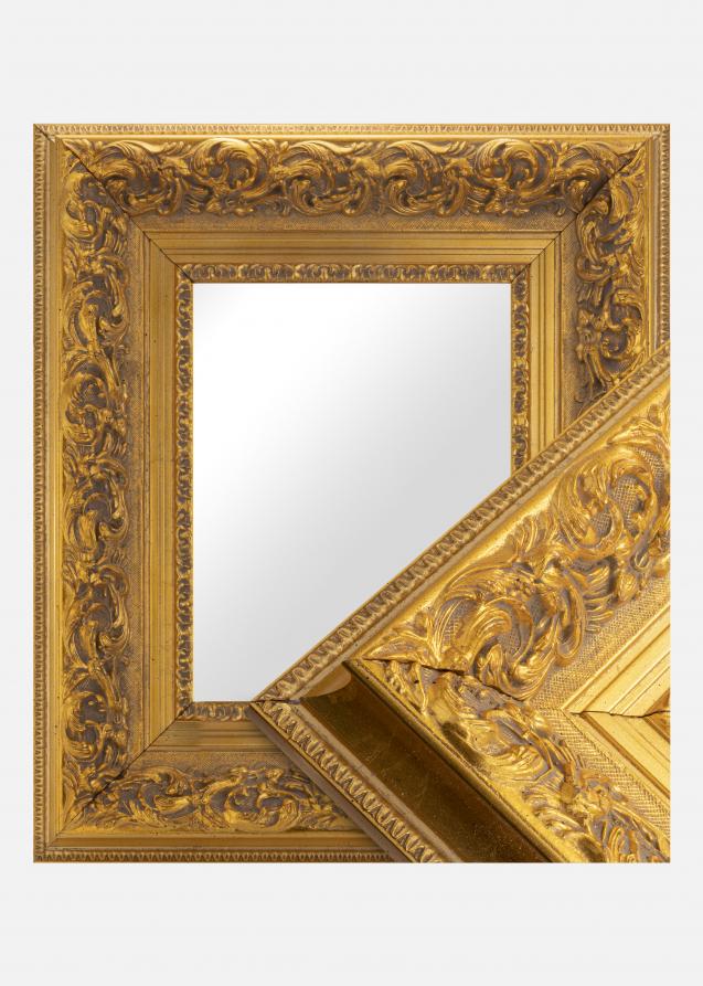 Specchio Birmingham Oro - Misure personalizzate