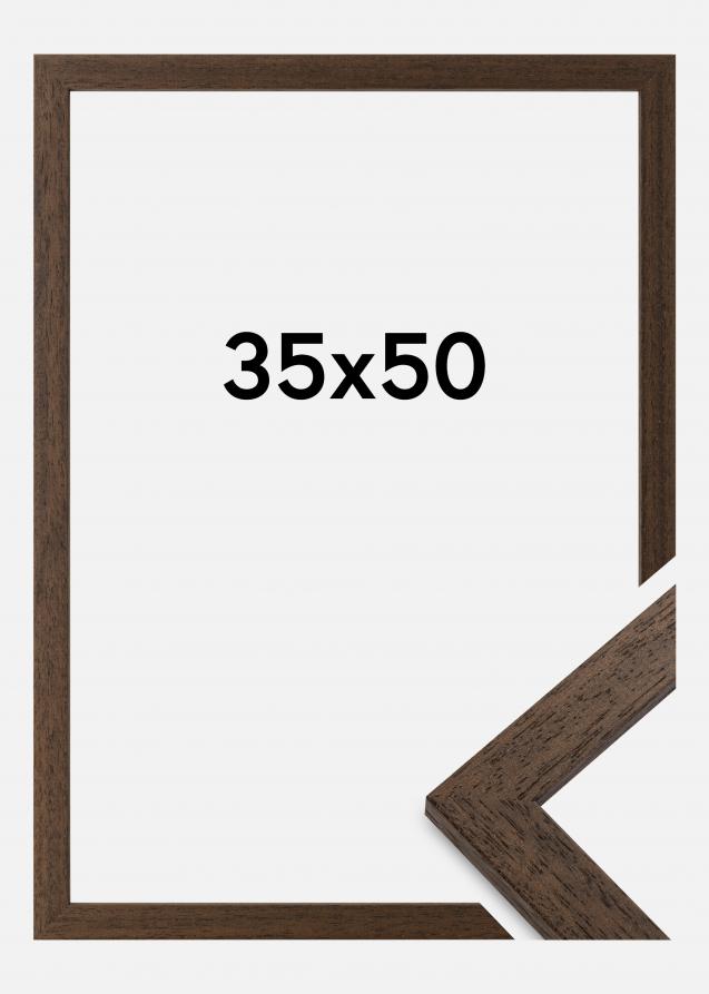 Cornice Brown Wood Vetro acrilico 35x50 cm