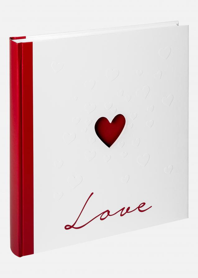 Love Album di matrimonio Bianco - 25,7x29,2 cm (50 Pagine bianche / 25 fogli)