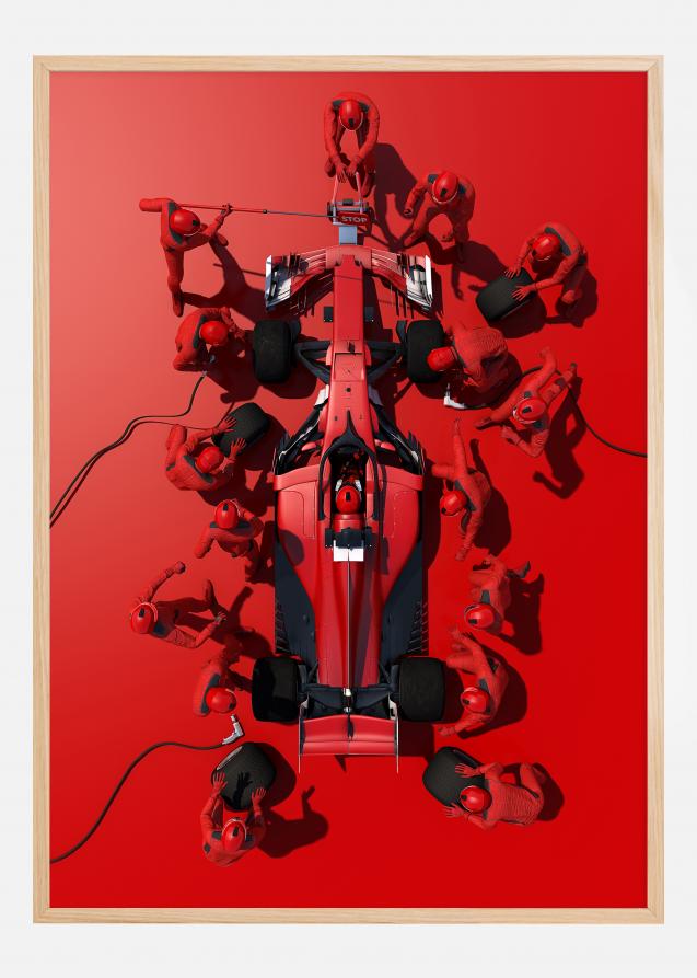 Formula 1 red Poster