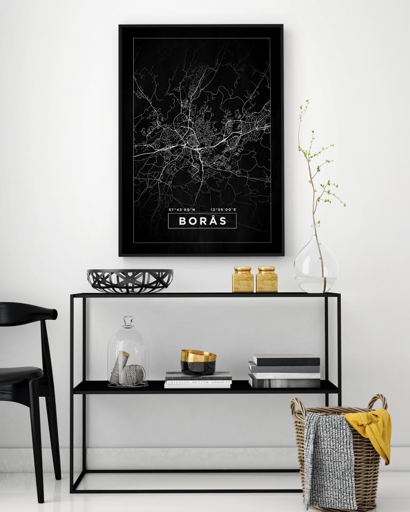 Mappa - Bors - Poster nero