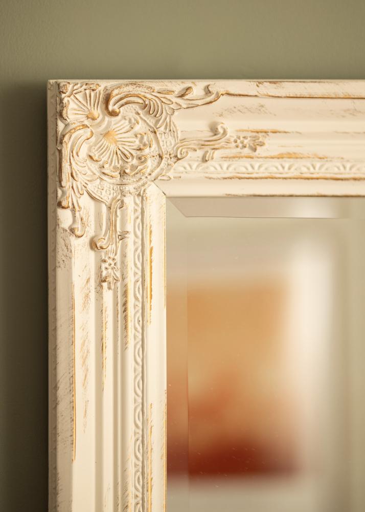 Specchio Antique Bianco 50x70 cm
