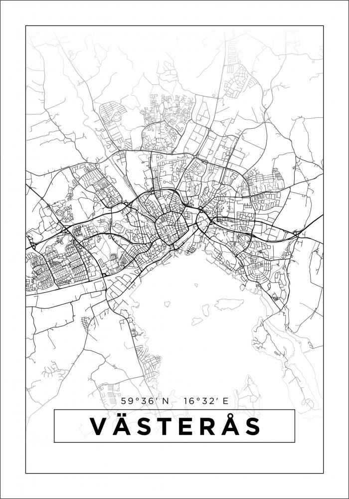 Mappa - Vsters - Poster bianco