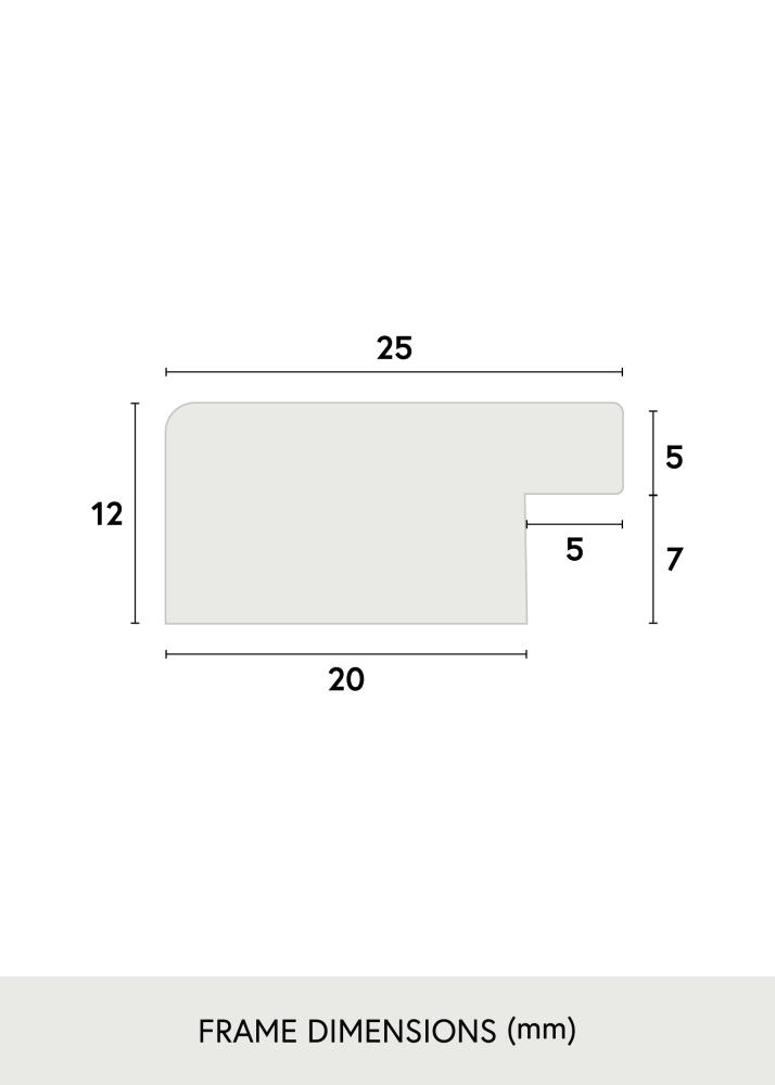 Cornice Trendline Vetro acrilico Nature 59,4x84 cm (A1)