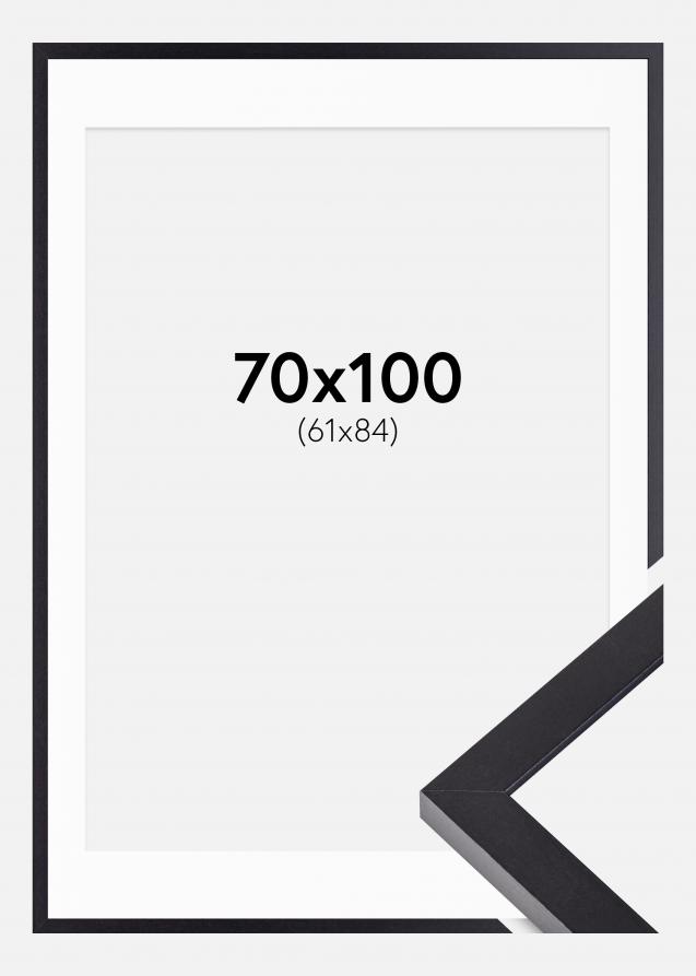 Cornice Selection Nero 70x100 cm - Passe-partout Bianco 62x85 cm