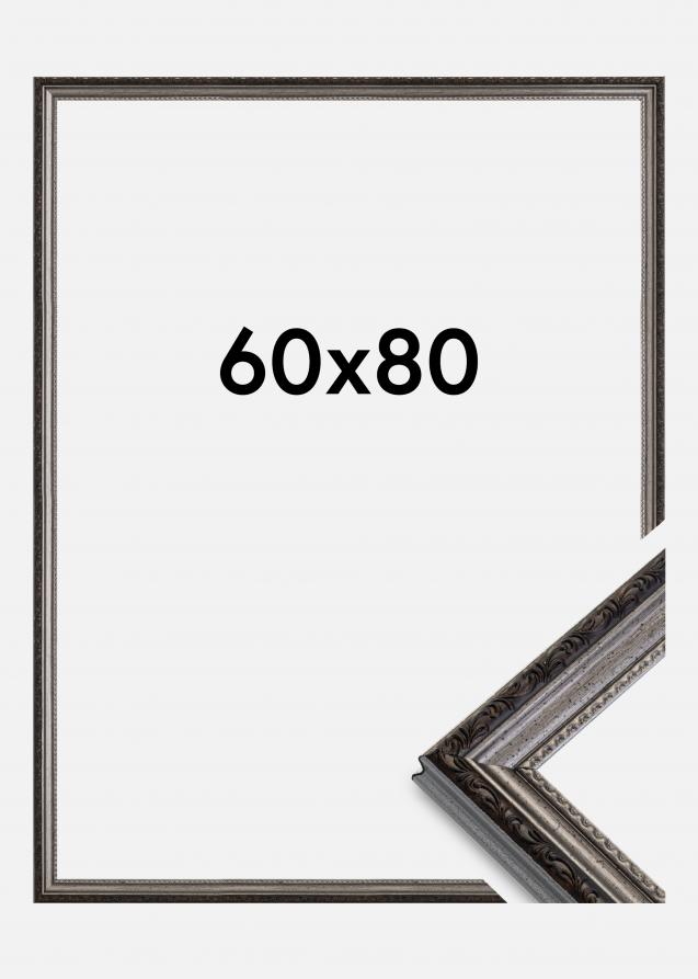 Cornice Abisko Vetro acrilico Argento 60x80 cm