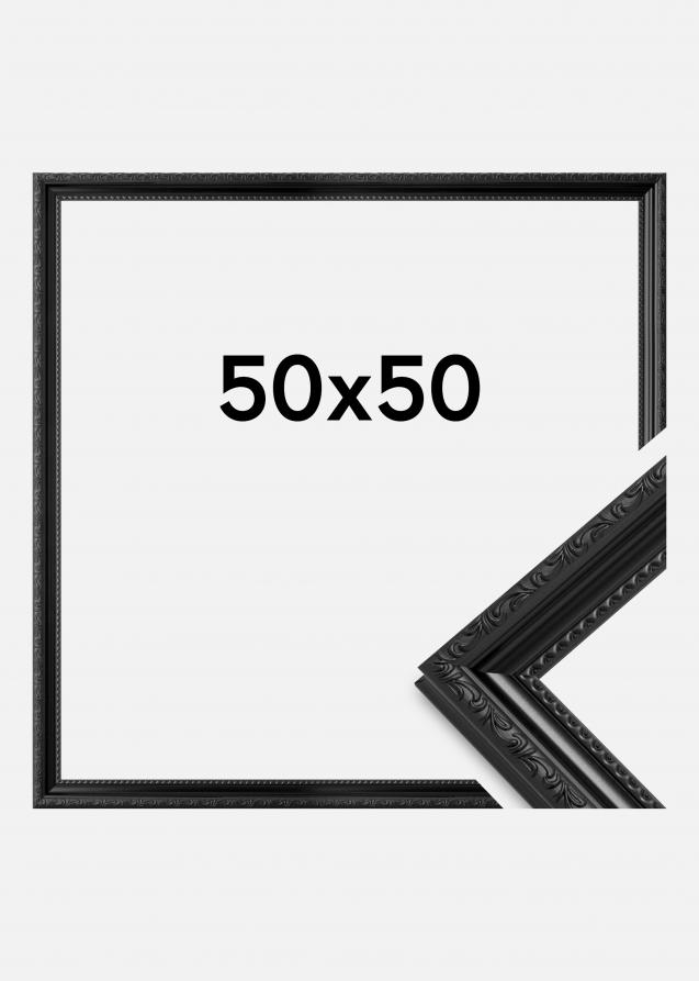 Cornice Abisko Vetro acrilico Nero 50x50 cm