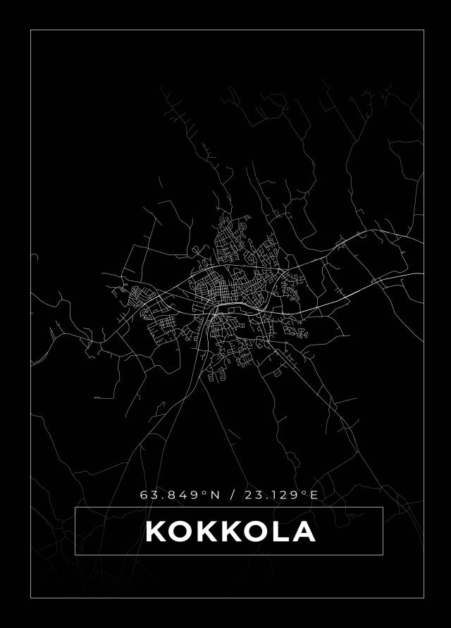 Mappa - Kokkola - Poster nero