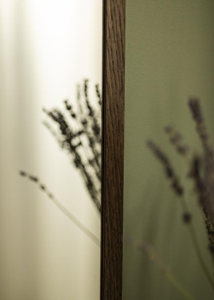Specchio Solid Smoked Oak 70x70 cm