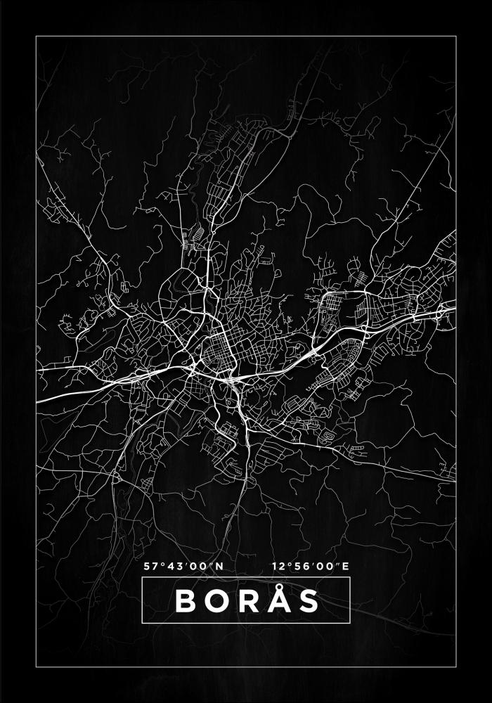 Mappa - Bors - Poster nero