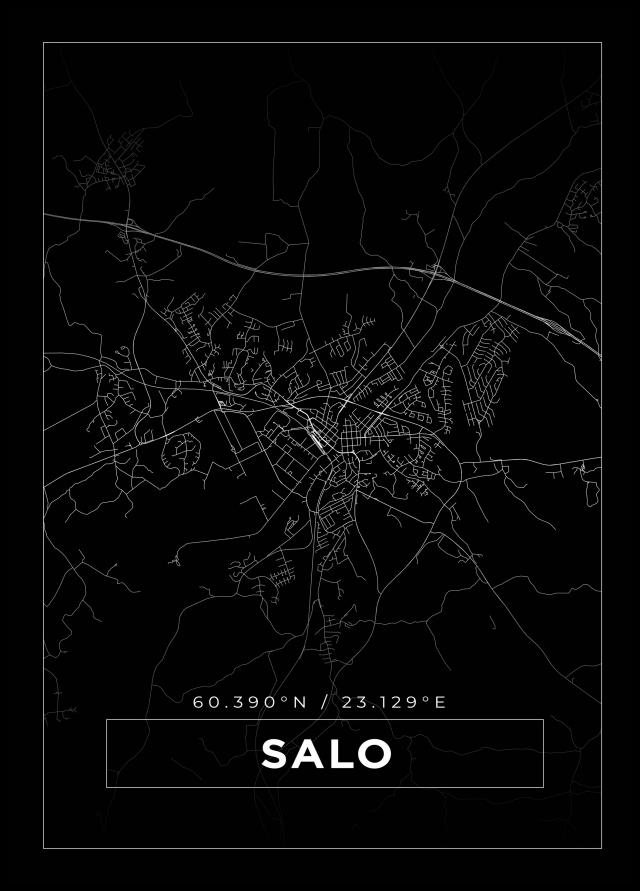Mappa - Salo - Poster nero