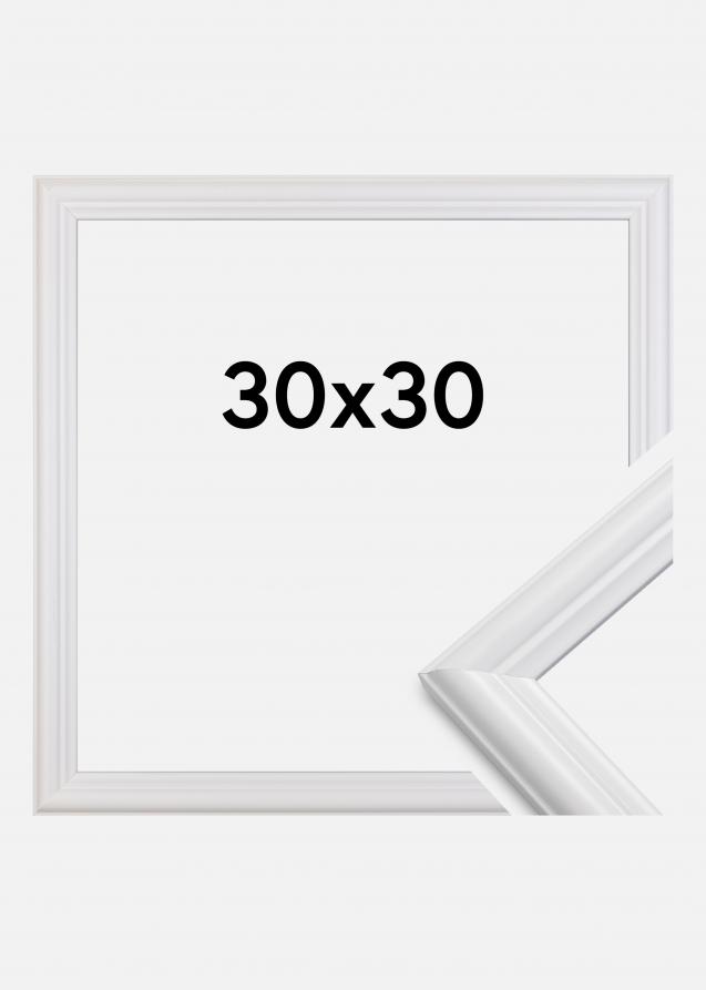 Cornice Siljan Vetro acrilico Bianco 30x30 cm