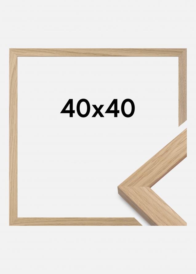 Cornice Oak Wood Vetro acrilico 40x40 cm